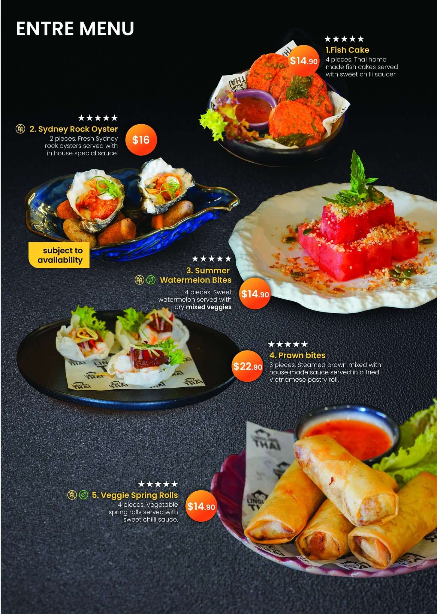 Menu Page
